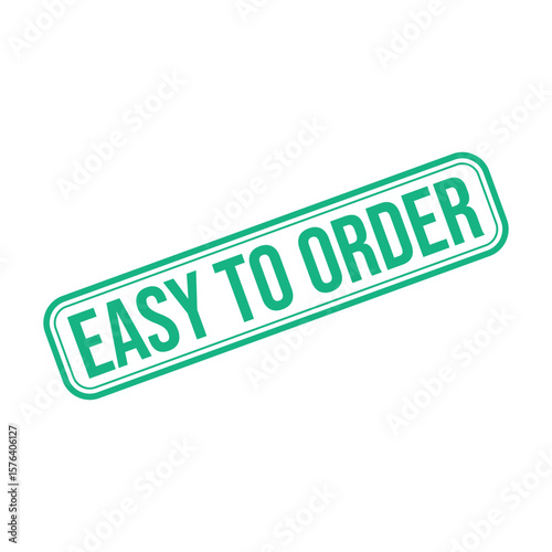 Easy to Order Letter Rubber Stamp Template Design