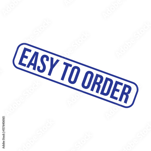 Easy to Order Letter Rubber Stamp Template Design