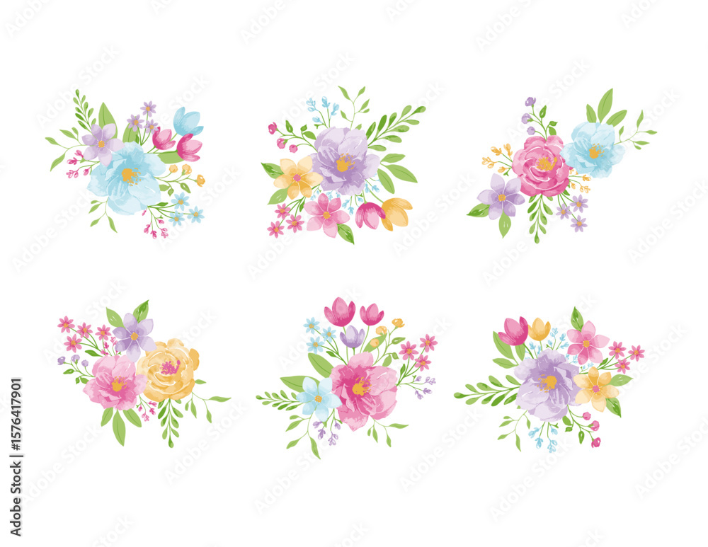 Spring Flower Assets Spring Flower Assets