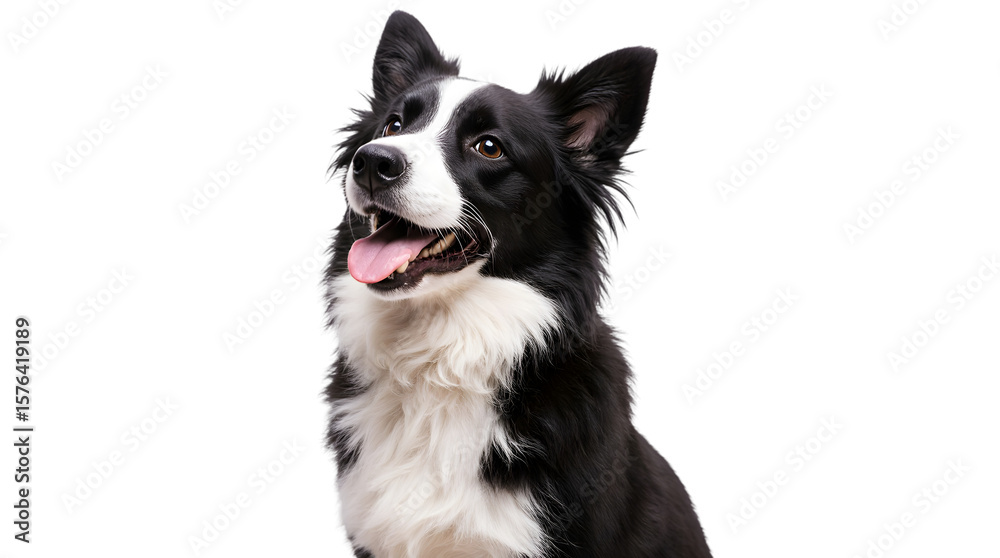 Adorable Border Collie Dog Portrait Happy, Playful, and Energetic Canine Friend Adorable Border Collie Dog Portrait Happy, Playful, and Energetic Canine Friend