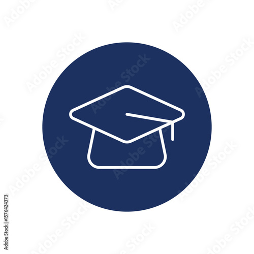 Cap icon vector