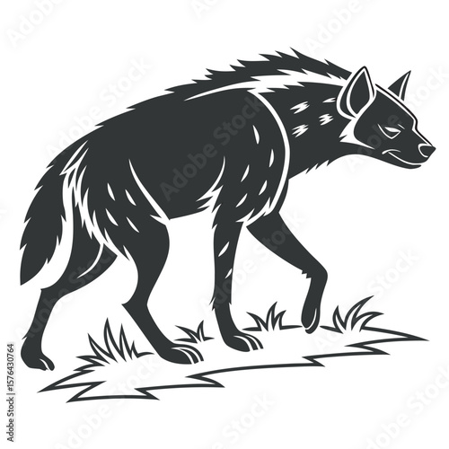 wolf vinyl ready vector illustration