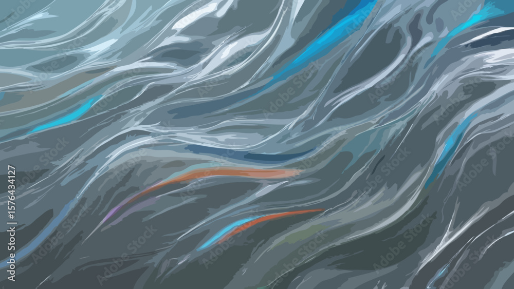 Fototapeta premium Wavy liquid texture