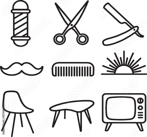 set of kitchen accessories