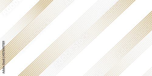 Vector golen minimal seamless wavy lines pattern abstract background.