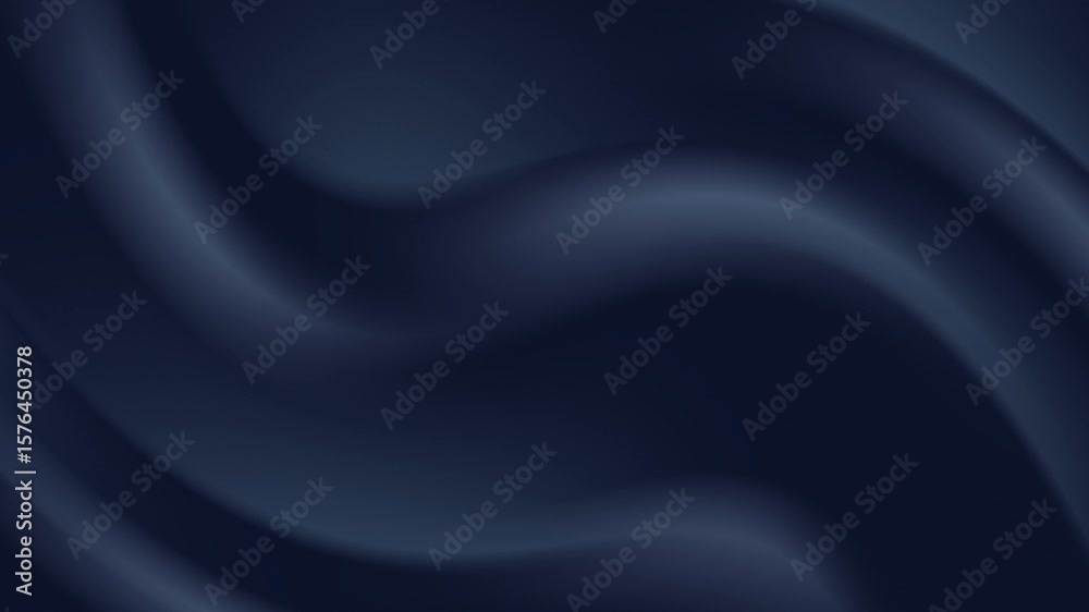 Dark abstract animation with flowing blue waves, creating a smooth, elegant motion effect