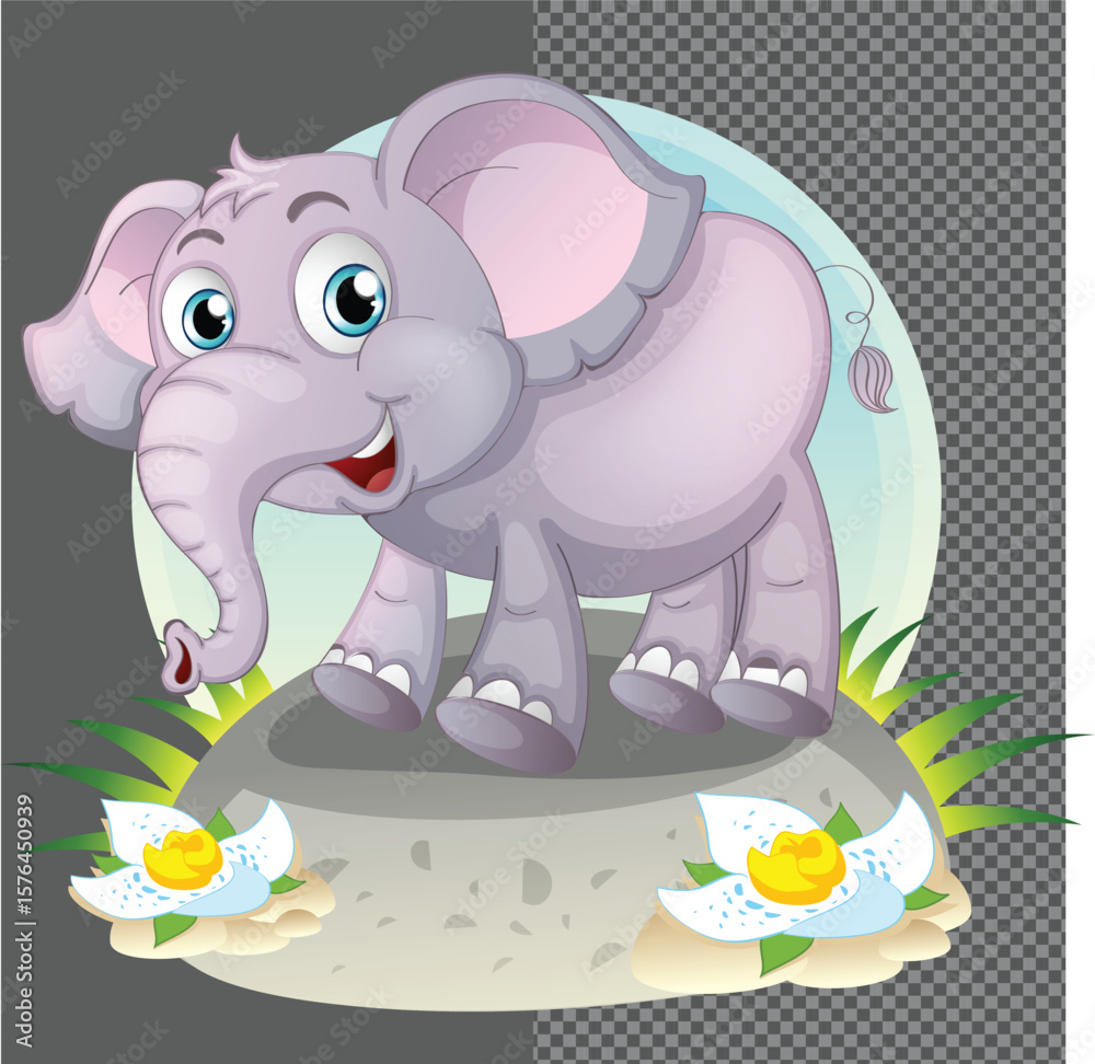 Naklejka premium Elephant vector design