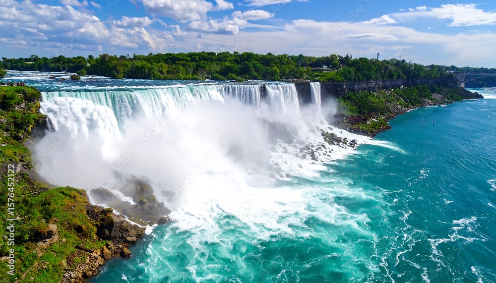 Fototapeta premium Panoramic Niagara Falls