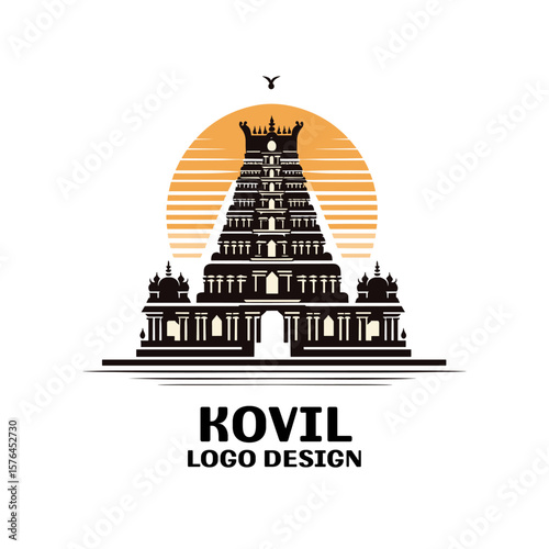 Kovil Vector Logo Design 