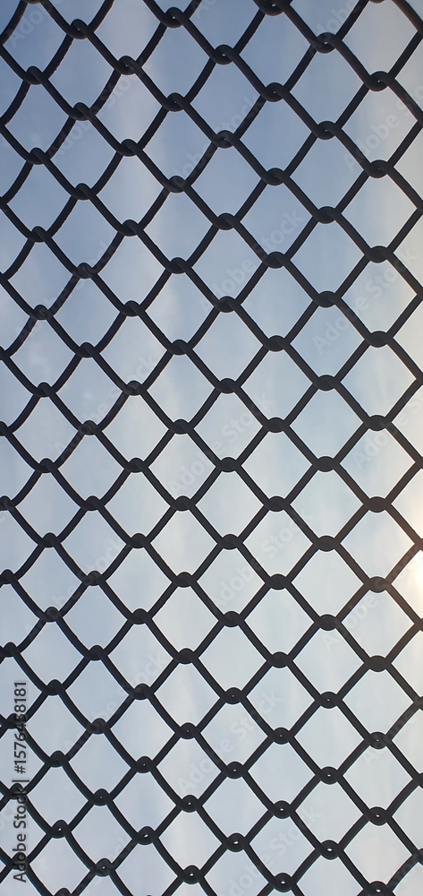 Fototapeta premium metal grid background