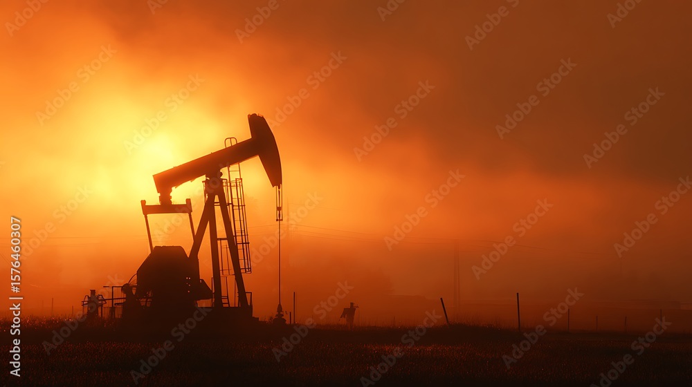 Oil Pump at Sunrise Oil Pump at Sunrise