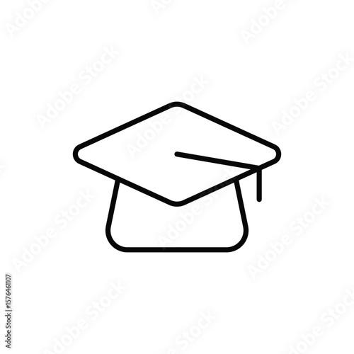 Cap icon vector