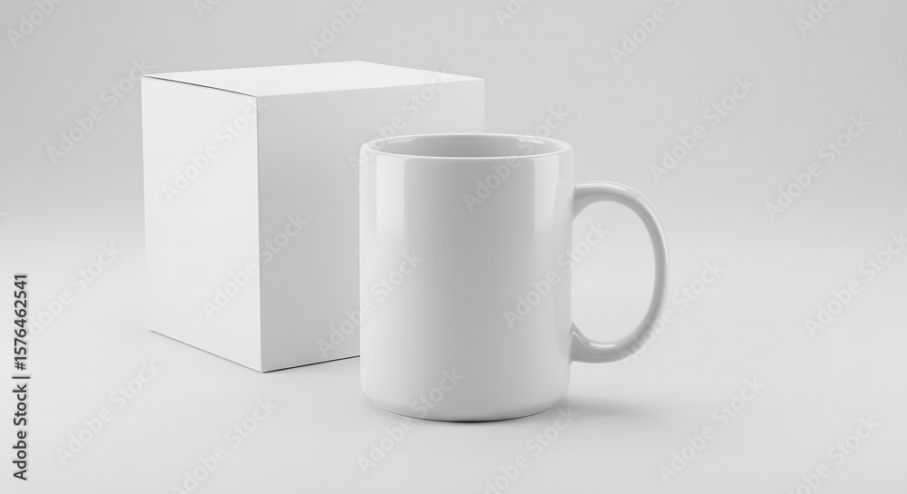 Obraz premium Tea Mug for Advertising: Product Mockup & Branding