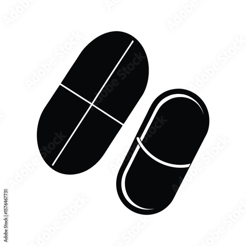 simple-pill-and-tablet-side-by-side-in-a-clean-vec.eps