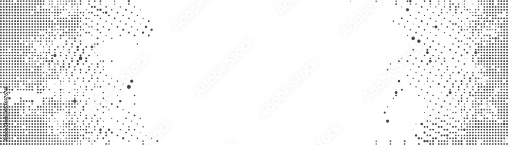 Naklejka premium White Grunge Textured Border Background - Distressed Overlay Effect for Creative Graphic Design Projects