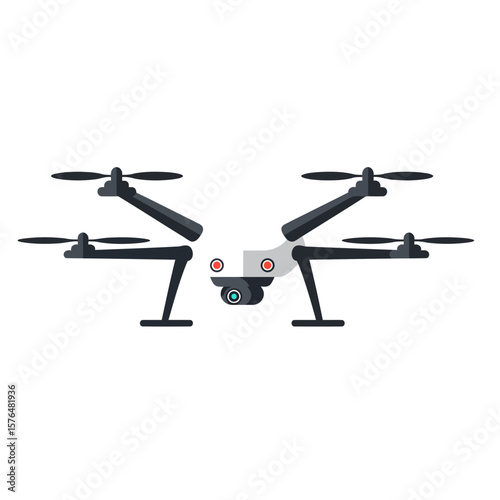 A modern drone vector icon