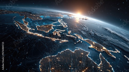 Digital Earth with Global Data Connections