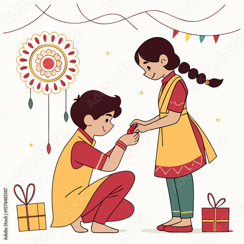 Raksha Bandhan, also known as Rakhi, is a Hindu festival that celebrates the bond between brothers and sisters. It's observed on the full moon day (Purnima) of the Hindu month of Shravana, typically i