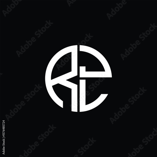 Free Download RJL logo RJL icon RJL monogram RJL letter minimalist Circle flat Unique modern abstract logo design. - GFXLoad