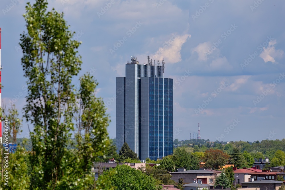 Obraz premium high rise building in Sosnowiec - Silesia - Poland