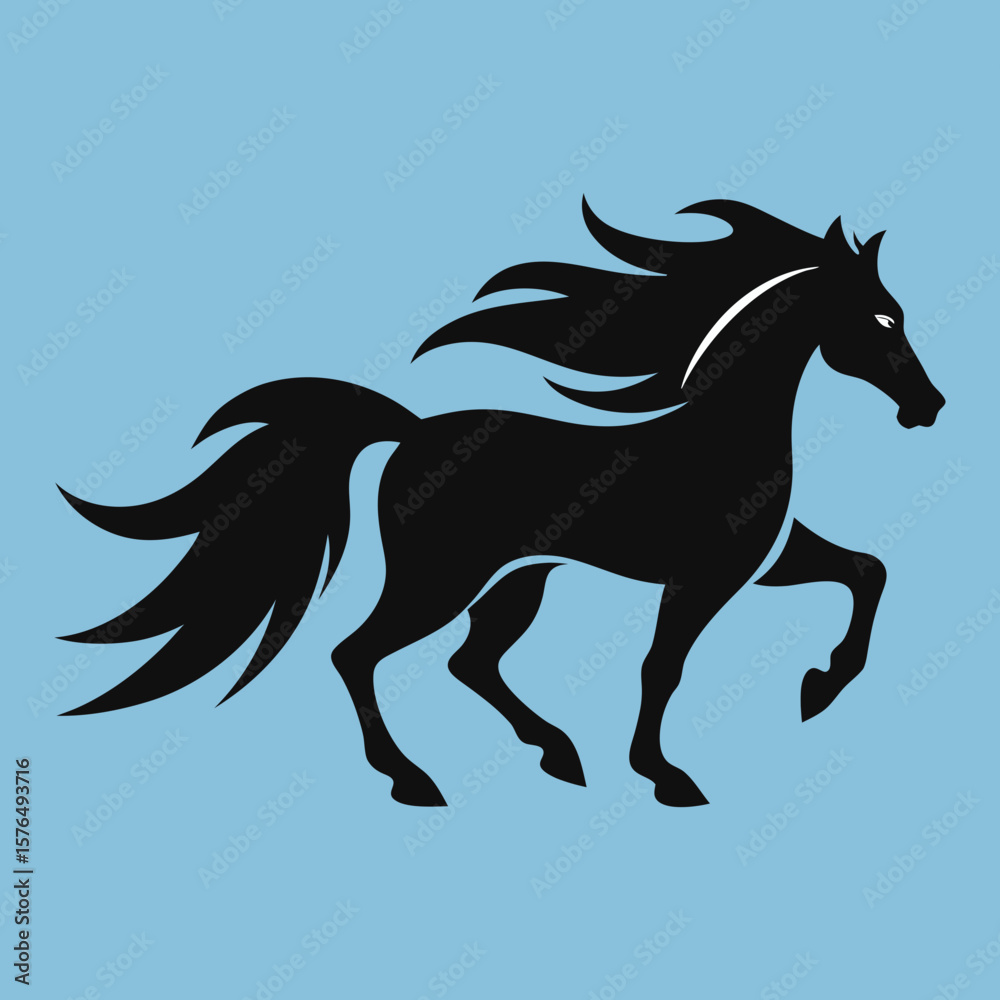 Obraz premium horse vector illustration