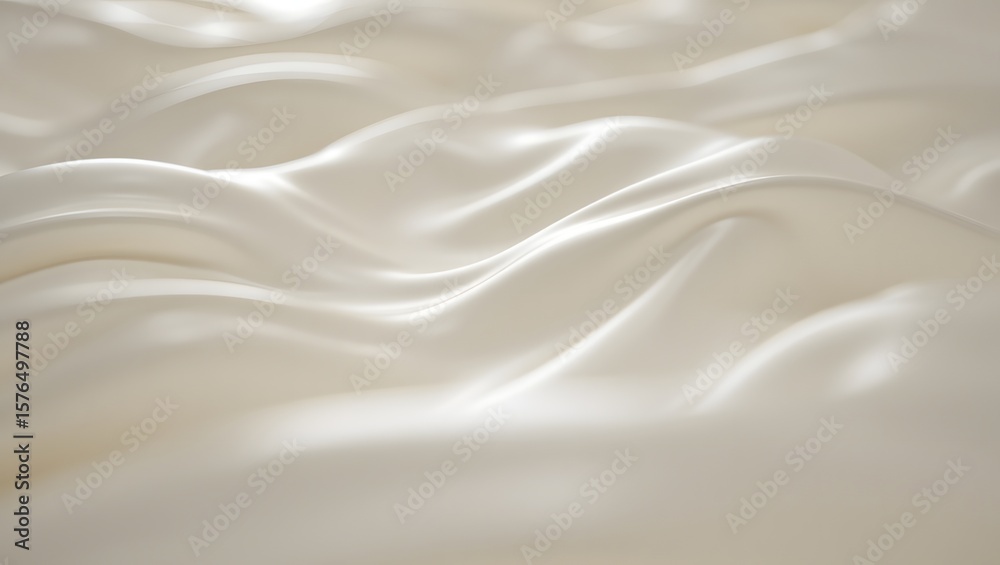 Fototapeta premium Elegant Gold Silk Fabric Drape - Abstract Background Texture