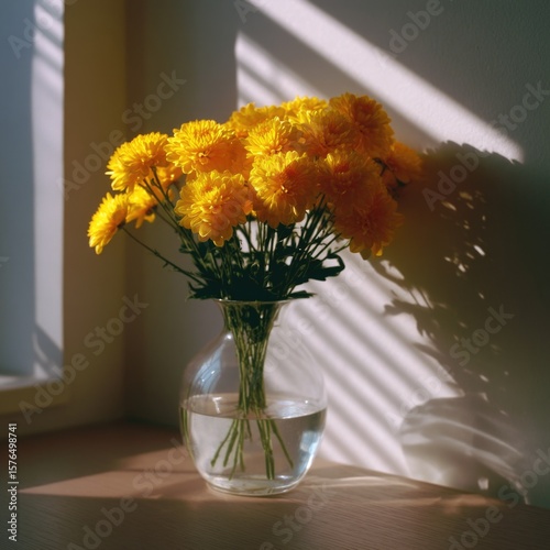 Yellow Roses in Vase