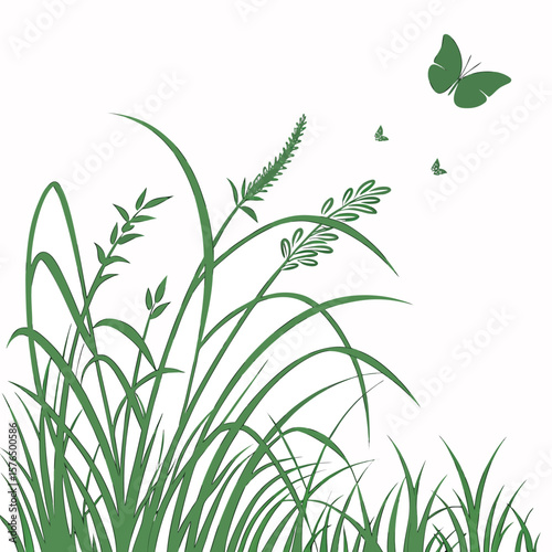 green grass vector