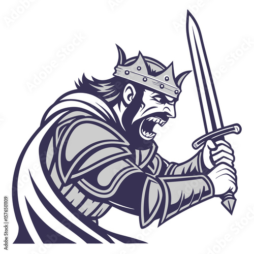 warrior with a sword