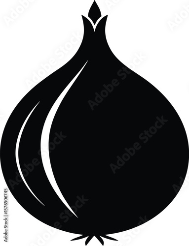 Garlic glow radiant vector icons for garlic designs