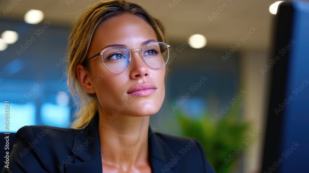 Obraz premium Professional Woman at Work