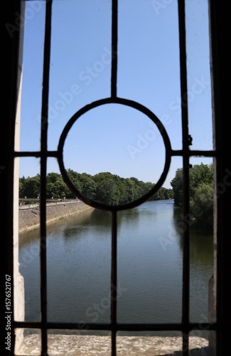 View feom Chenonceau window over river