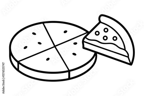 Sweet and colorful cartoon fruit and dessert vector illustrations