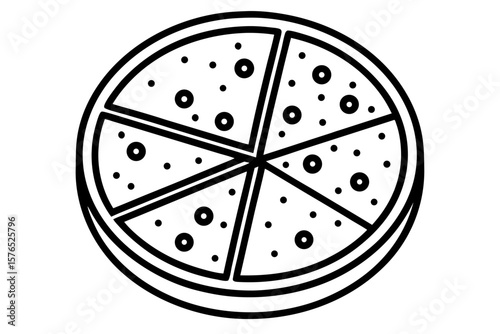 Fresh, juicy black and white watermelon vector illustration on an abstract background perfect for a healthy summer dessert design