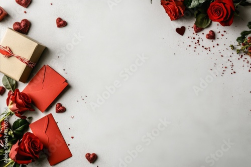 Roses and Hearts Create a Romantic Setting for a Special Occasion