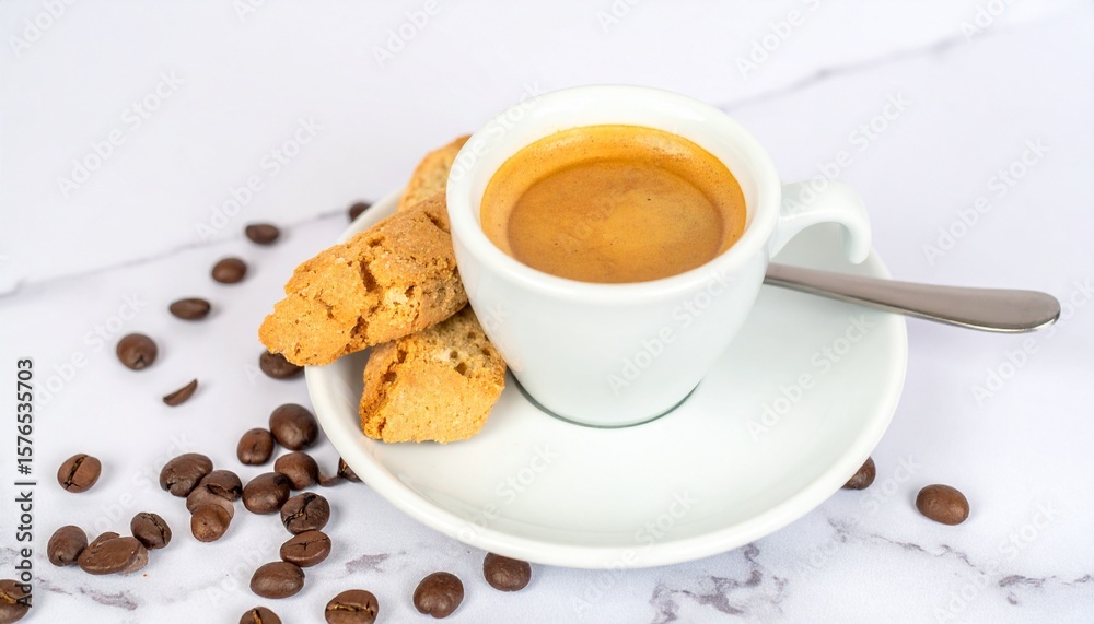 Italian Espresso with Biscotti Italian Espresso with Biscotti