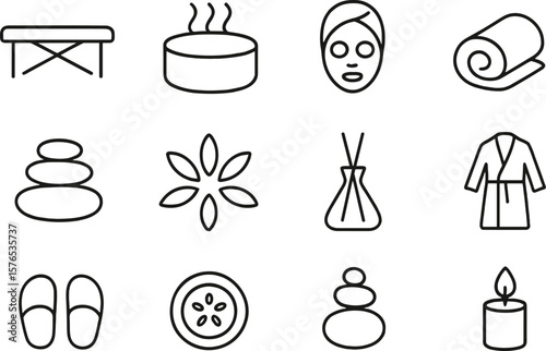 Variety of swimming related icons featuring caps, goggles, ladders, and medals for aquatic sports
