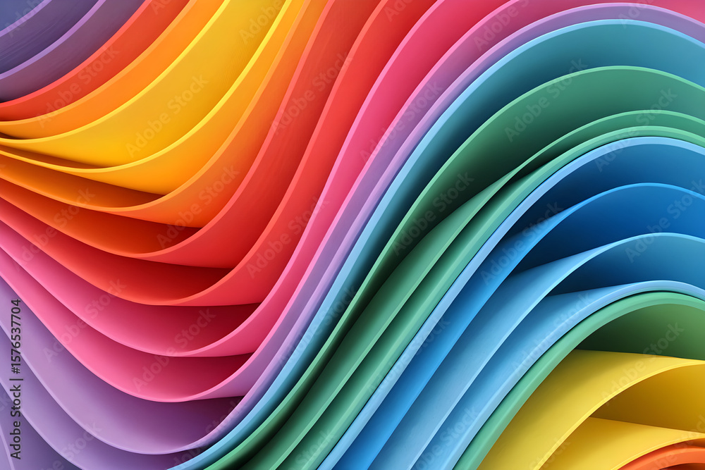 Obraz premium Creative Colorful Abstract Waves background