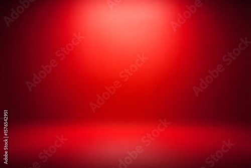 Solid red background with clean design and studio-quality lighting
