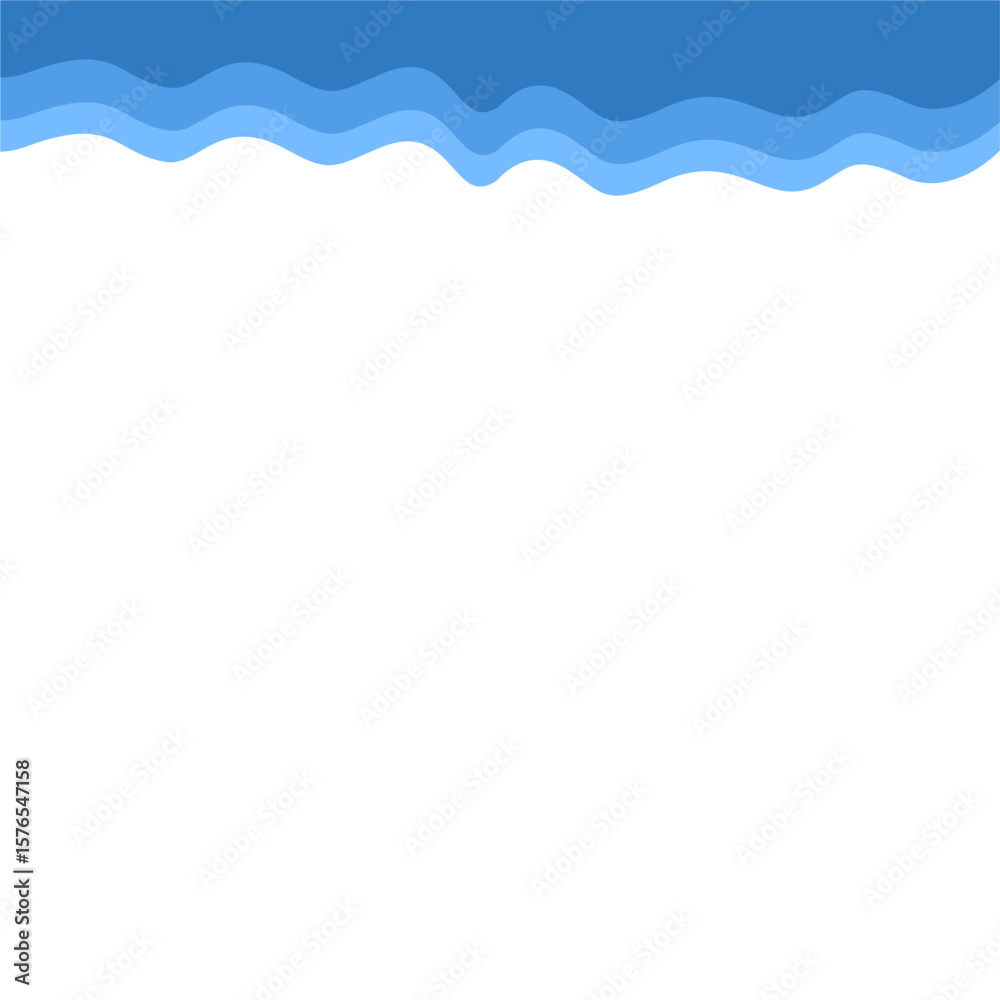 Drak Blue Melting Banner Top Page Edge Shape Drak Blue Melting Banner Top Page Edge Shape