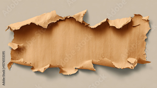 burnt paper on wooden background
