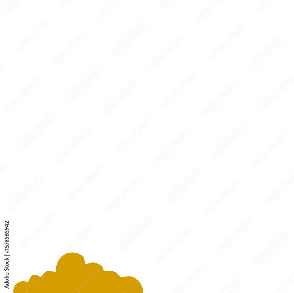 Fototapeta premium Dry Bush Illustration