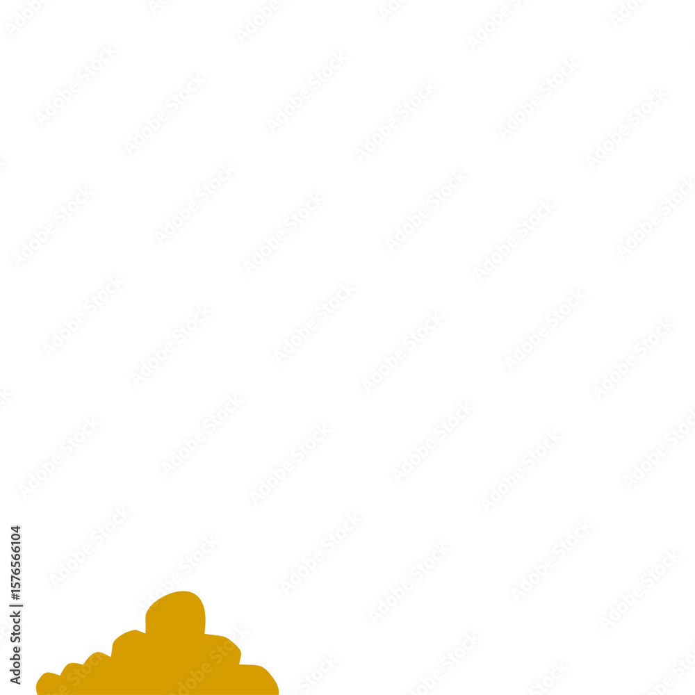 Obraz premium Dry Bush Illustration