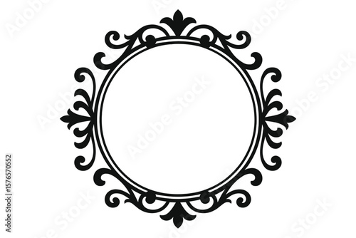 Ornate Decorative Circular Frame