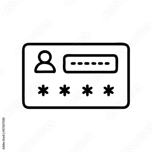Free Download Icon of password manager with username and password fields   - GFXLoad