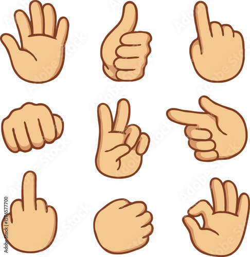 common hand gestures 