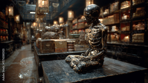 Wallpaper Mural Ancient Mechanical Puppet in Wuxia Artifact Hall Torontodigital.ca