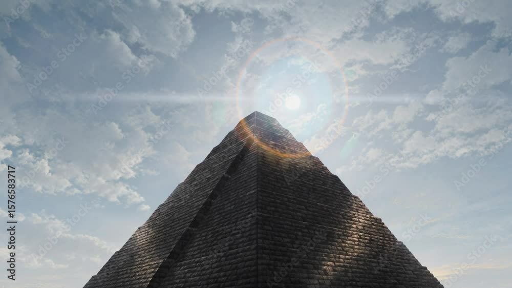 Ancient Pyramid at Sunrise | Dramatic Timelapse with No People