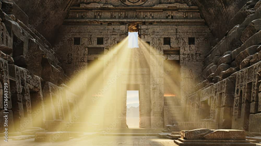 Ancient Pyramid at Sunrise | Dramatic Timelapse with No People