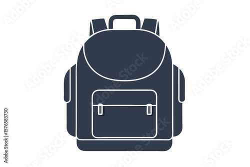 A set of isolated 3D travel, school, and business bags with handles and locks, perfect for web icon and button designs